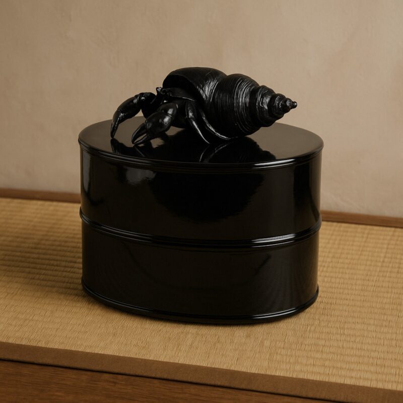 Yadokari 黒光 – “Hermit Glow” Stackable Lacquer Box