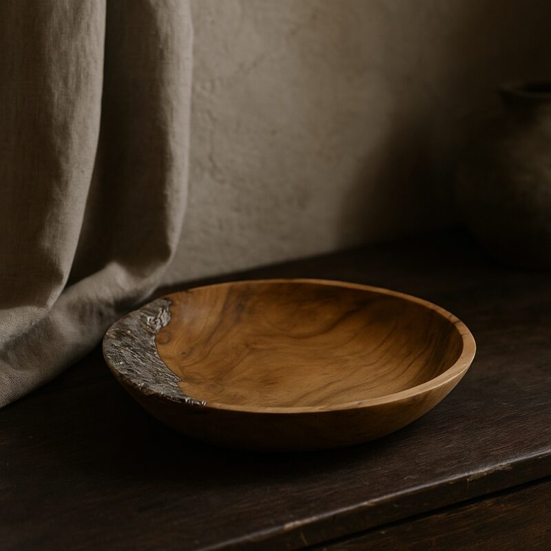 Kintsu Harmony Teak Plate