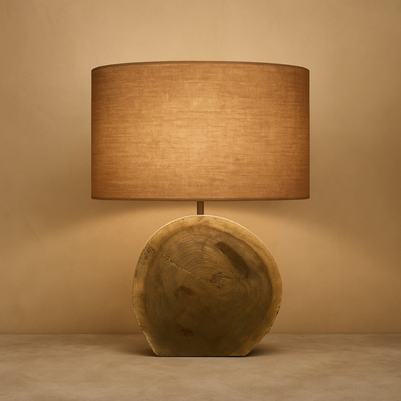 Serenity Timber Glow Lamp