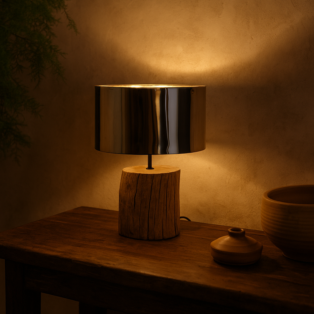 Tsuki Kage Teakroot Lamp - Image 2