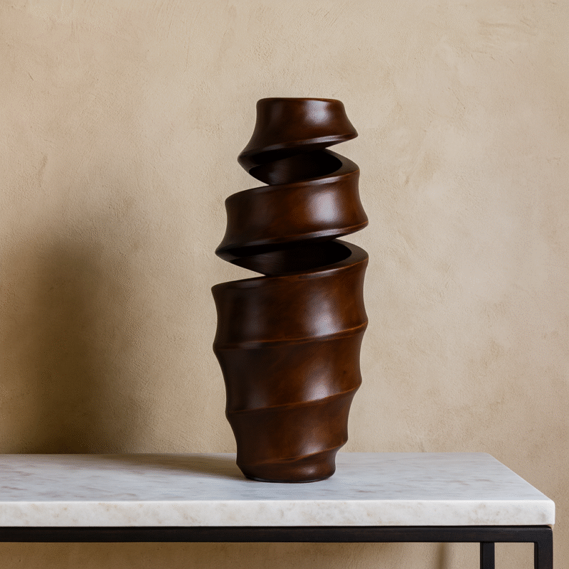 Edo Essence Teakroot Vase