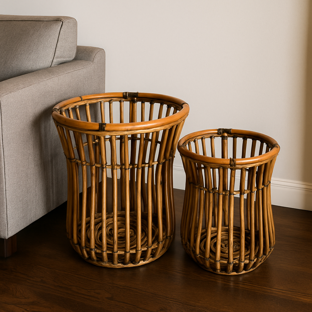 Highland Haven Rattan Basket Duo - Image 2