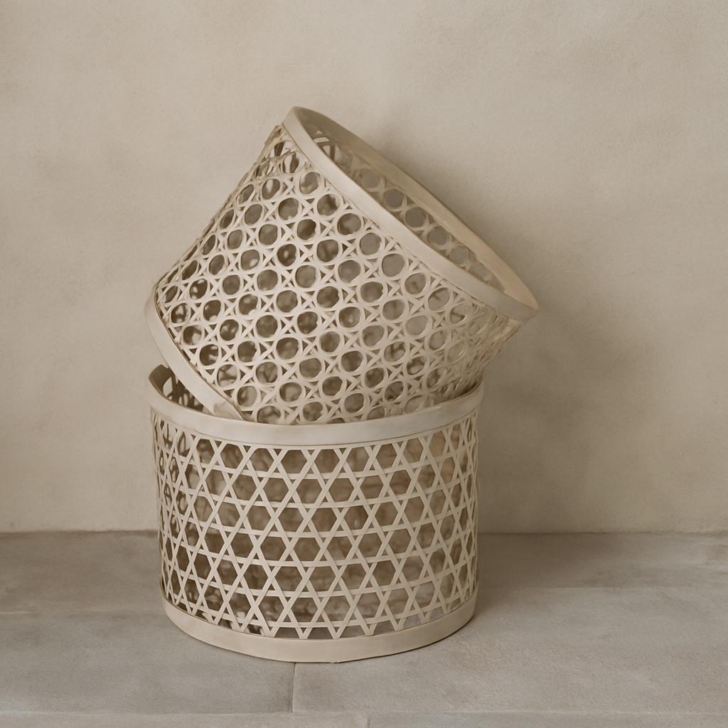 Shizuka Bamboo Trestle Baskets