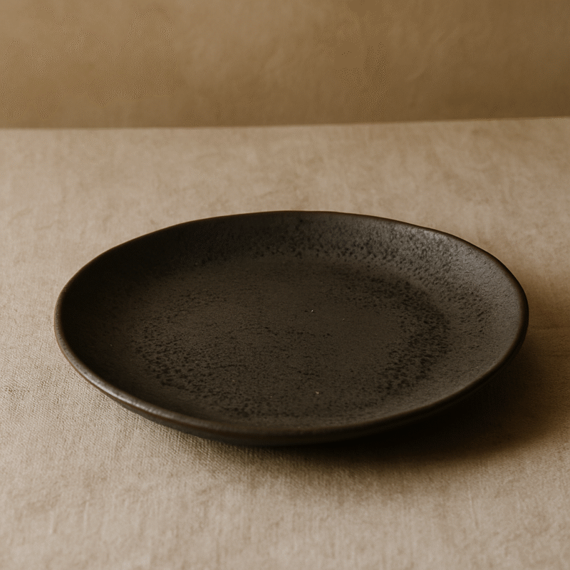 Kuro Sabi Plate - set of two