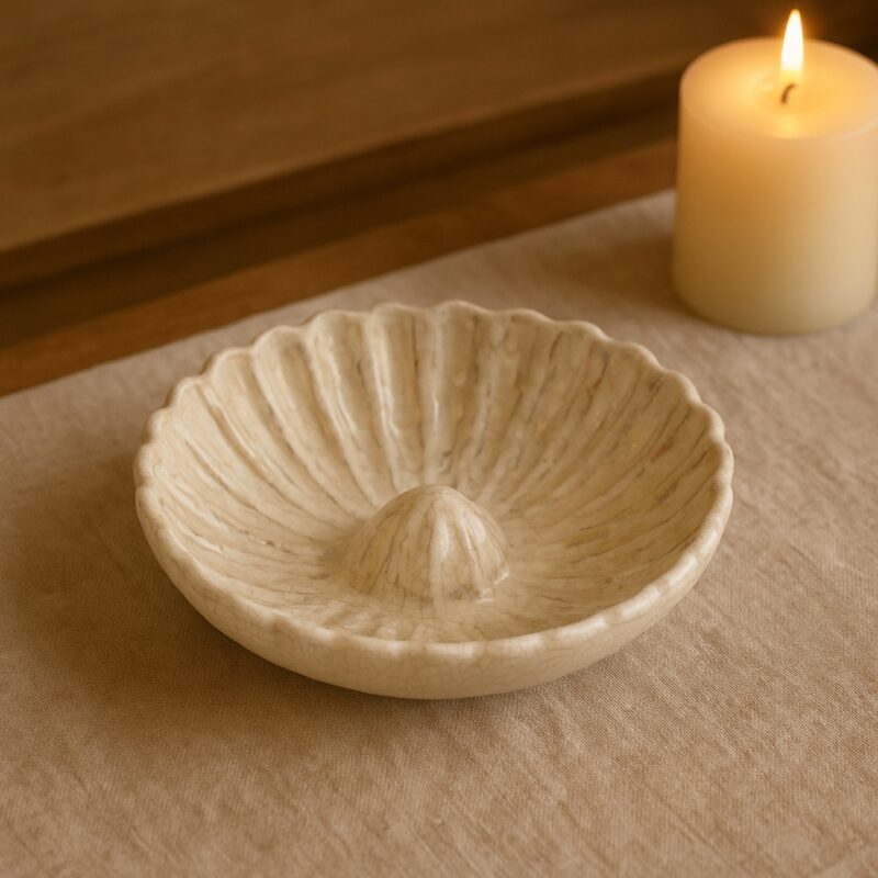 Crackle Glaze Citrus Dish