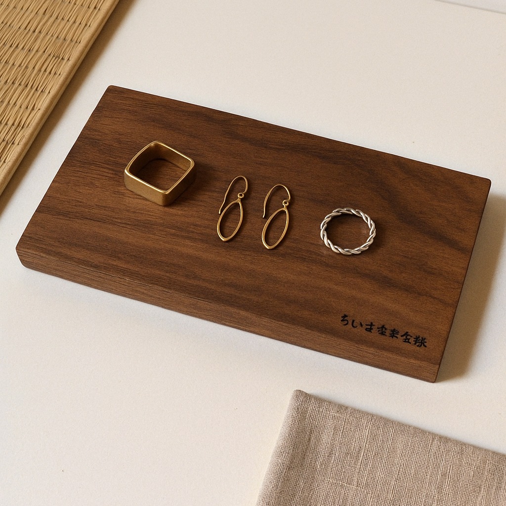 Walnut Jewelry Tray – “Quiet Luxury - Image 2