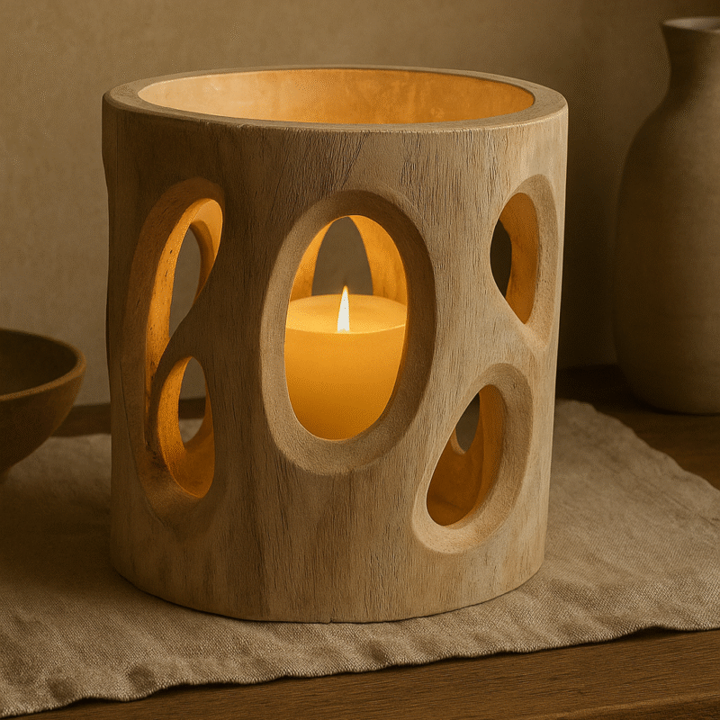 Hoshi Wood Lantern