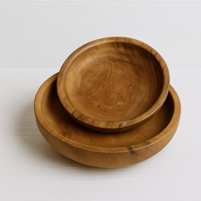 Teak Essence Plate Set