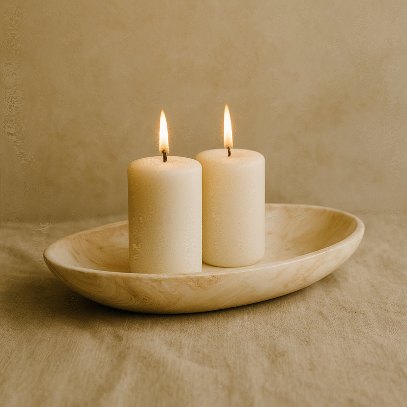 Marbled Essence Oval Tray