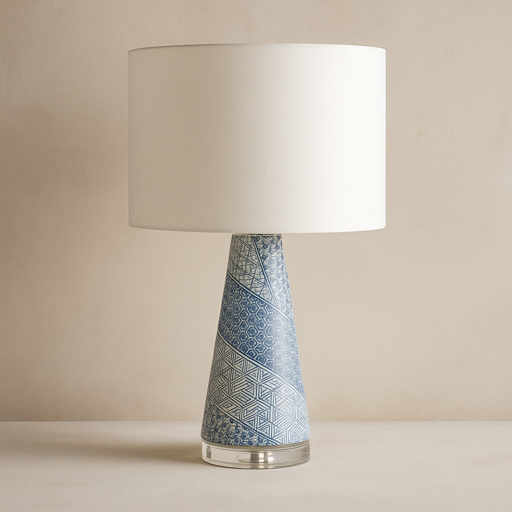 Indigo Mosaic Lamp - Image 3