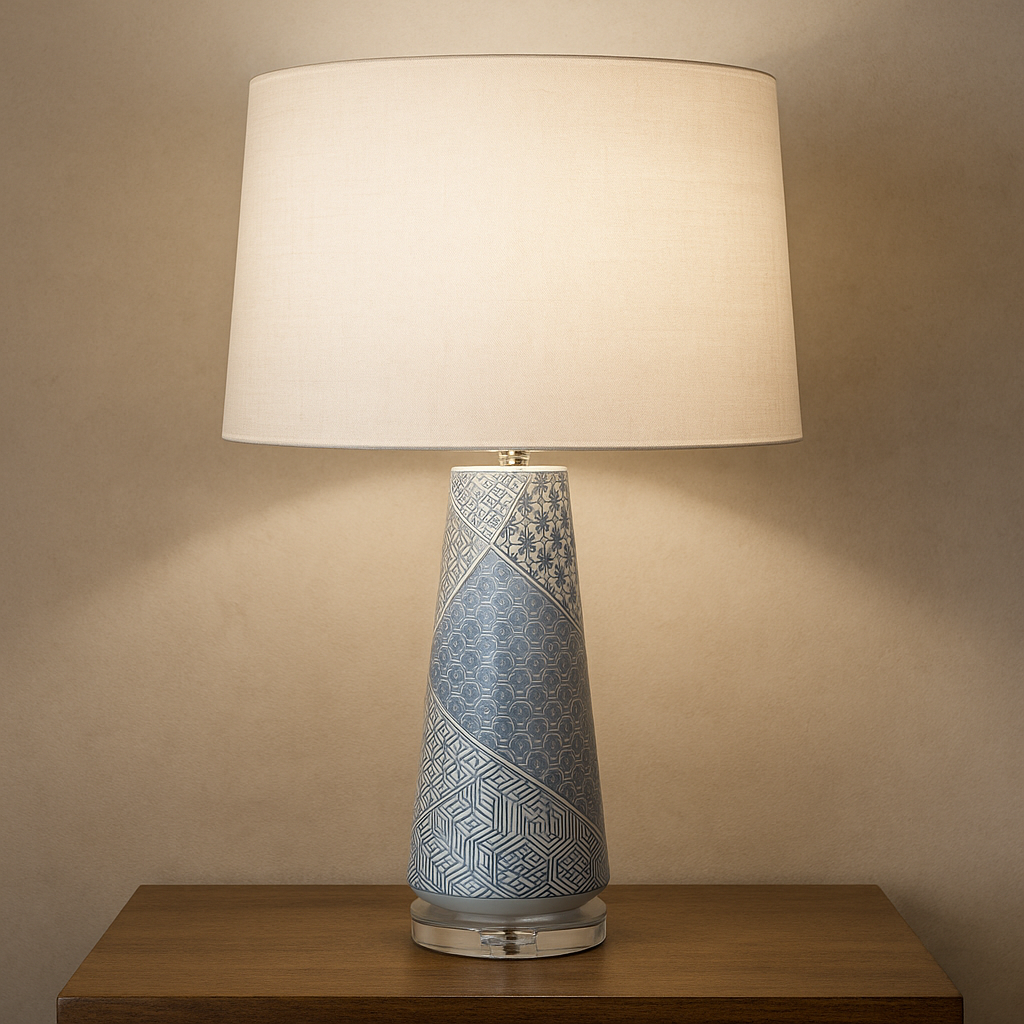 Indigo Mosaic Lamp - Image 2