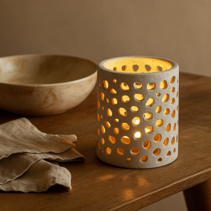 Mykonos Ceramic Lantern