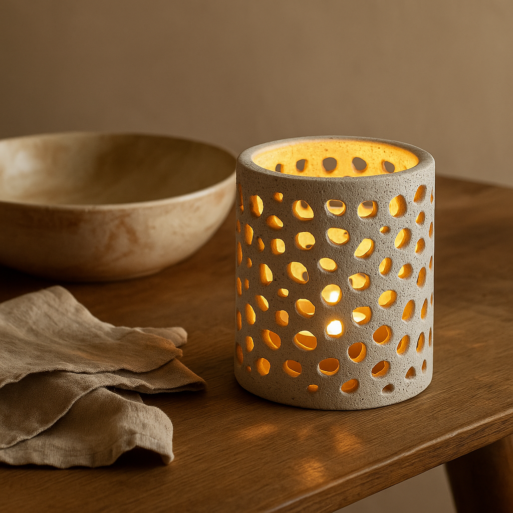 Mykonos Ceramic Lantern