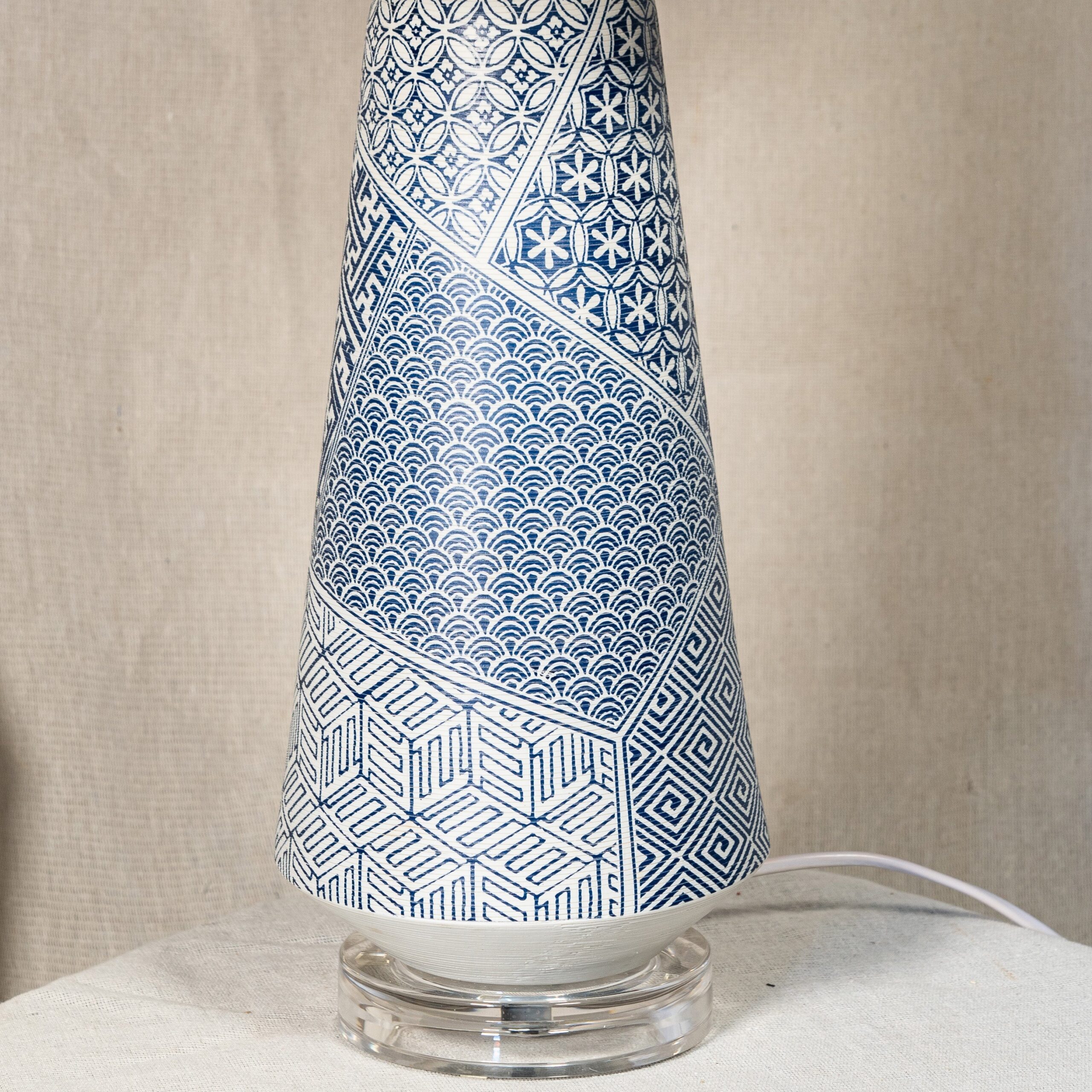 Indigo Mosaic Lamp - Image 4