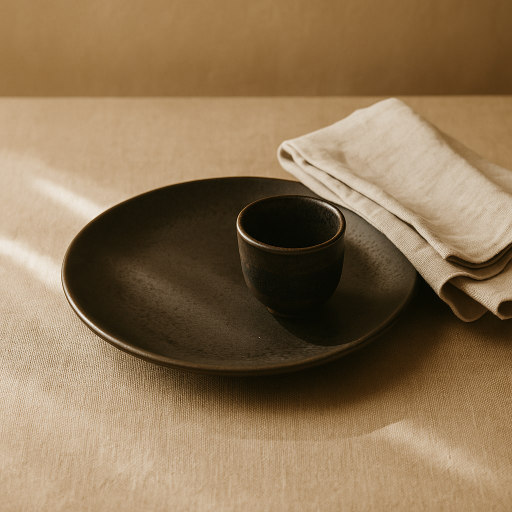 Kuro Sabi Plate - set of two - Image 3