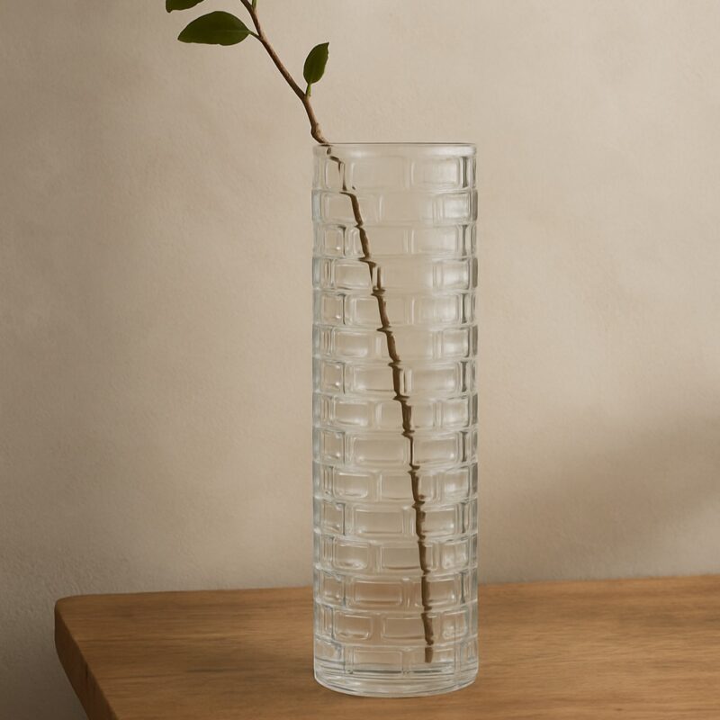 Geometric Glass Vase — Clarity Form