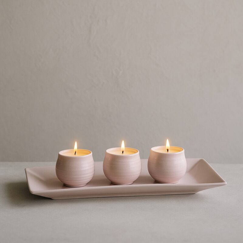 Blush Harmony Candle Trio