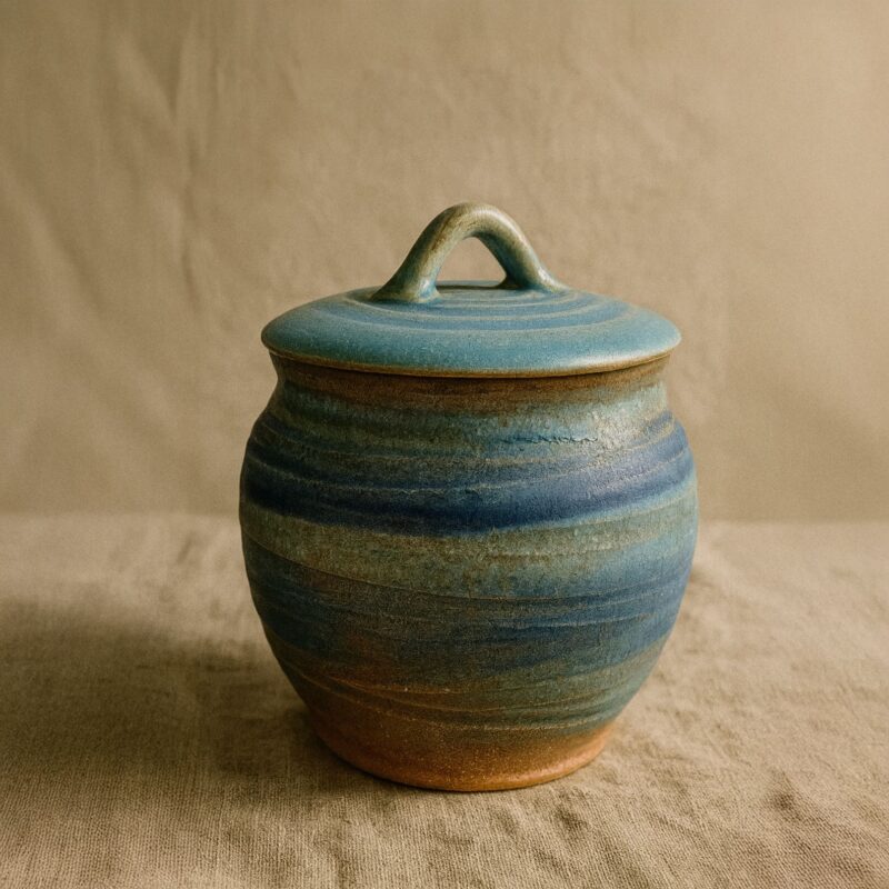Tidepool Lidded Jar