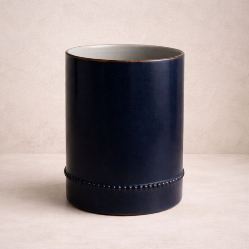 Indigo Glazed Canister – Large