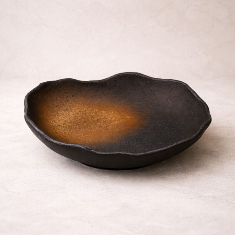 Ember Wave Porcelain Bowl