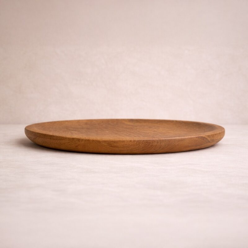 Wide Teak Platter