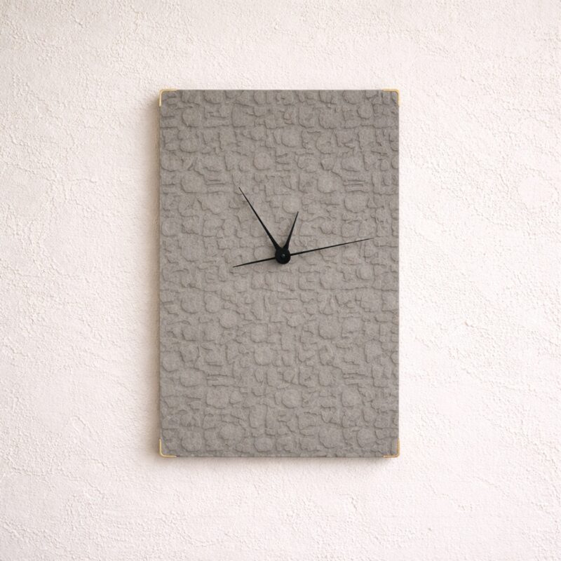 Washi Surface Clock - Grey