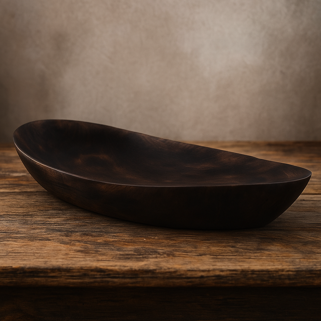 Kurohane Flame-Finished Tray