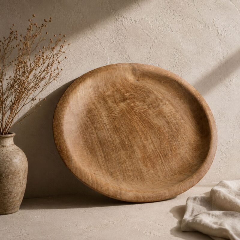 Teak Artisan Centrepiece Tray
