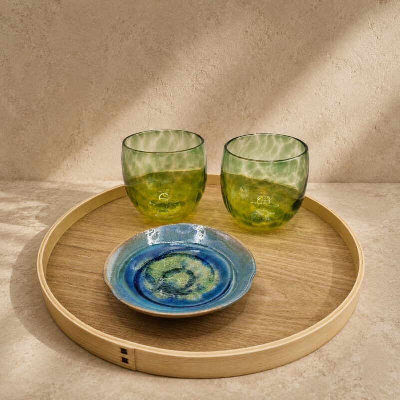 RYUSEI Verdant Wappa Table Set