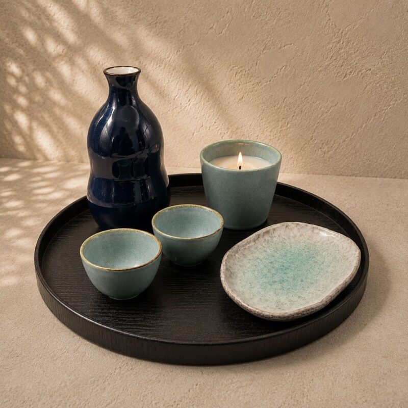 The Evening Ritual — Sake & Hinoki Gift Set